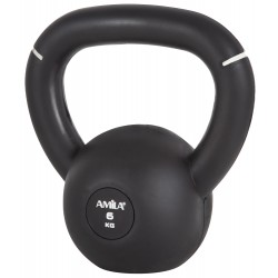 Kettlebell Original Rubber 6 kg - Μαύρο / Λευκό Kettlebell Original Rubber 6 kg - Μαύρο / Λευκό