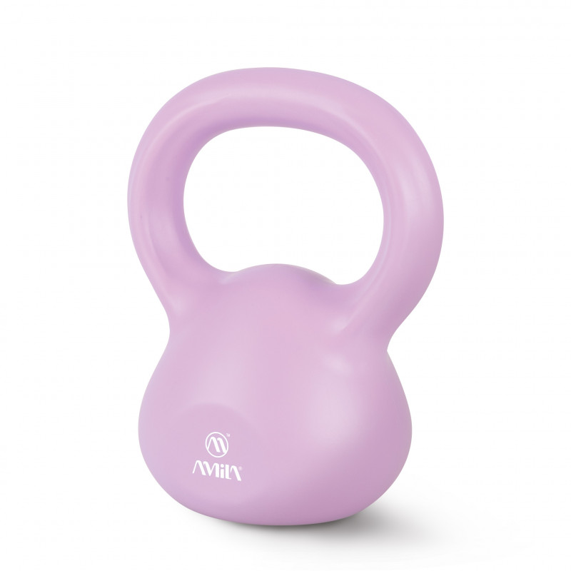 Kettlebell Plastic 4 kg - Μωβ