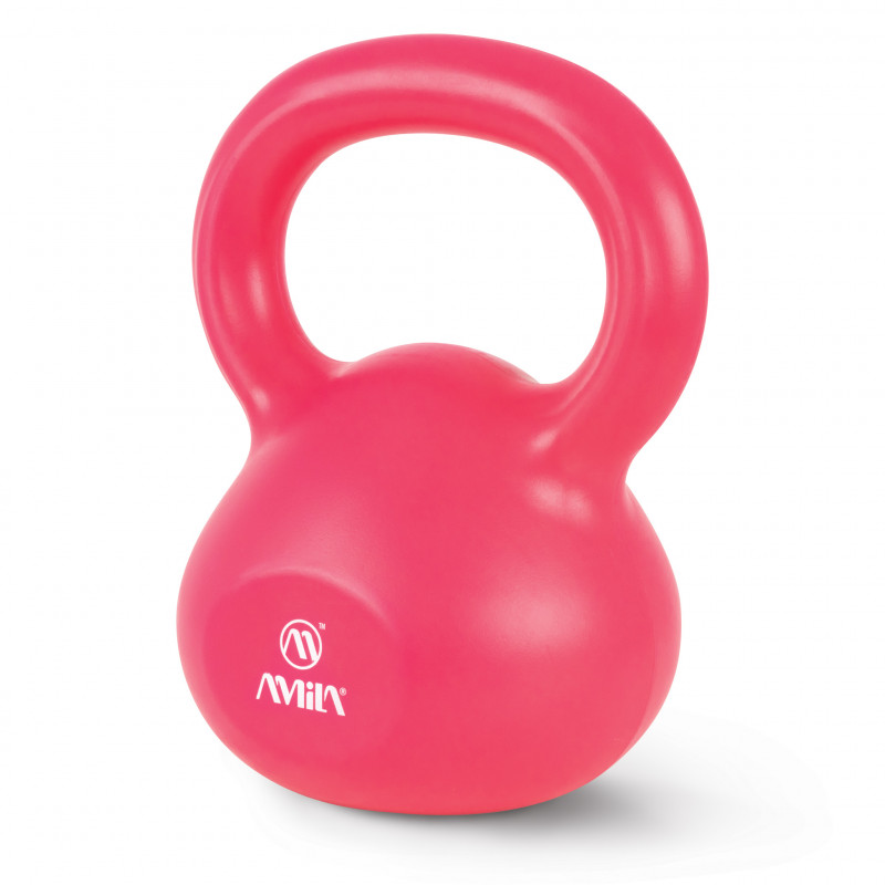 Kettlebell Plastic 8 kg - Ροζ