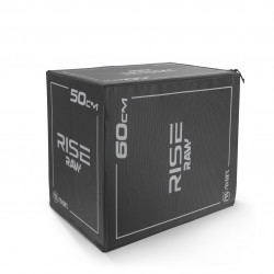 Πλειομετρικό Κουτί Plyo Box Raw Rise 40x50x60 cm - Μαύρο