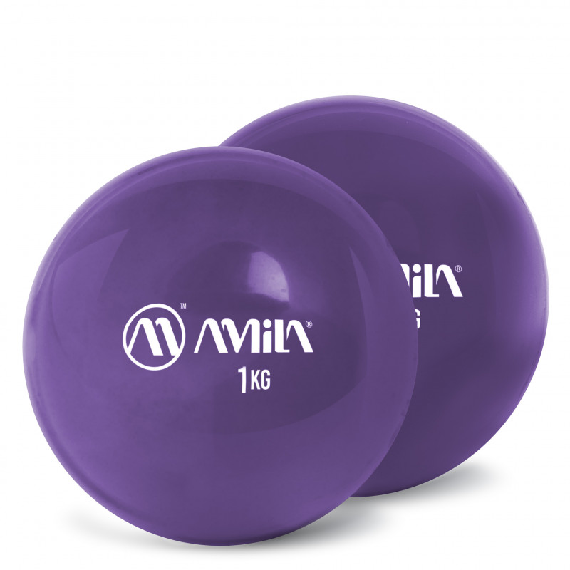 Μπάλα Ενδυνάμωσης Palm Ball 1,0 Kg - Μωβ