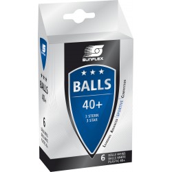 Μπαλάκια Ping Pong Sunflex Sportive PVC 6 Τεμάχια Μπαλάκια Ping Pong Sunflex Sportive PVC 6 Τεμάχια