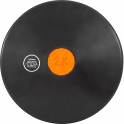 Δίσκος από Μαύρο Λάστιχο 2kg Δίσκος από Μαύρο Λάστιχο 2kg