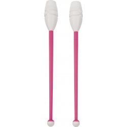 Κορίνες Ρυθμικής Γυμναστικής 45cm Μαλακές, Φούξια/Λευκό