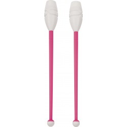 Κορίνες Ρυθμικής Γυμναστικής 41cm Μαλακές, Φούξια/Λευκό