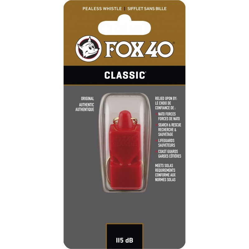 Σφυρίχτρα FOX40 Classic Safety Κόκκινη