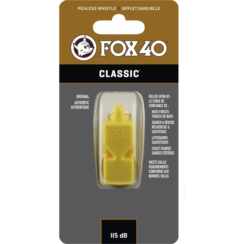 Σφυρίχτρα FOX40 Classic Safety Κίτρινη